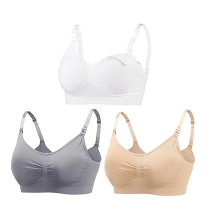 3PC/lot Maternity Nursing Bras Cotton Breastfeeding & Pregnant Moms