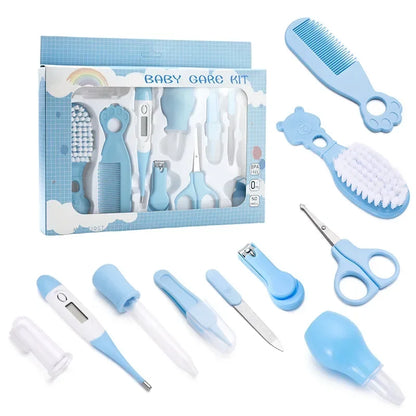 10 Piece Set Baby Brush Nasal Suction Device Set Comb Thermometer Care Set Tool Complete Accessories Material Safety