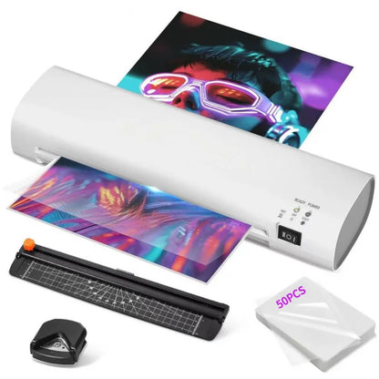 Intelligent Hot and Cold Laminating Machinesl268Match setsA4Plastic Sealing Machine One-Key Fast Heat Anti-Jamming
