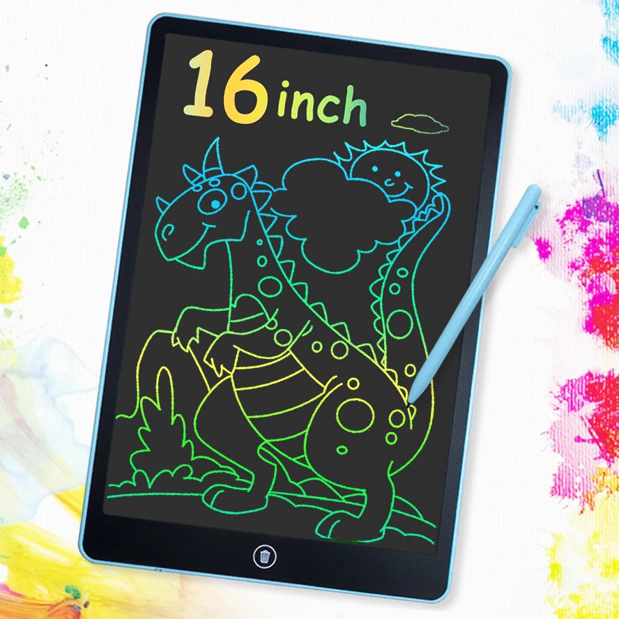 16/12/8.5/6.5 Inch LCD Writing Drawing Tablet Doodle Board Montessori Educational Toy for kids