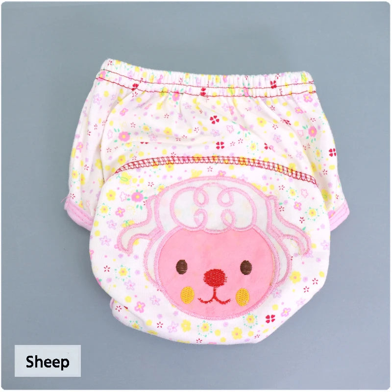 Mother Kids Baby Bare Cotton Cloth Diapers Unisex Reusable Infants Children Training Panties Washable Underwear Nappies Changing