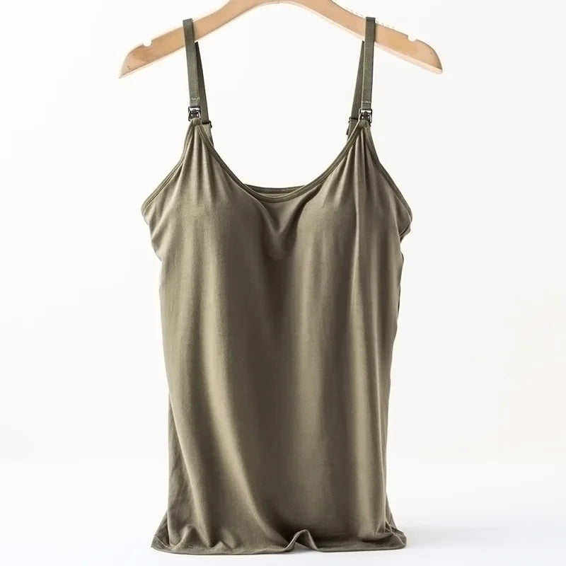 Women Maternity Summer Nursing Tank Tops Breastfeeding Maternity Clothing