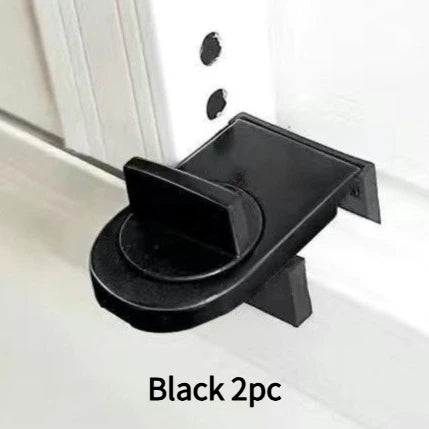 2pcs  Alloy Sliding Door Window Safety Lock Adjustable Security Door Locks Anti-theft Protection Lock Home Safety Latches