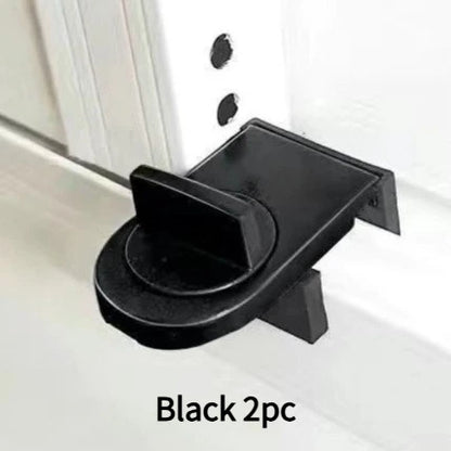 2pcs  Alloy Sliding Door Window Safety Lock Adjustable Security Door Locks Anti-theft Protection Lock Home Safety Latches