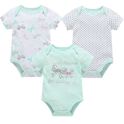 Honeyzone Summer Baby Clothes Infant Girls Romper Cute Lion Full Print Boys Bodysuits 2pcs /Set Trottie Jumpsuits Outfits 