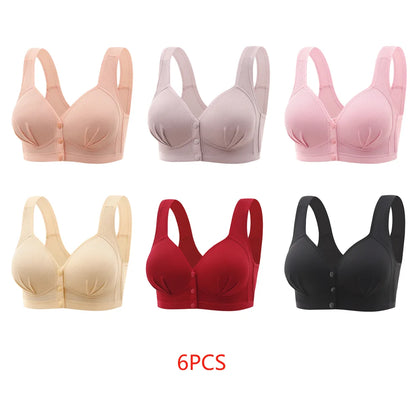 Maternity Bra Wire Free Front Closure Breastfeeding Nursing Bra