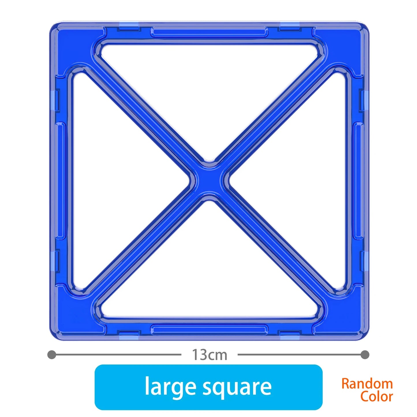 large Magnetic tiles Designer Magnet Building Blocks Accessories Educational Constructor Toys For Children Kids Girls Set Gift