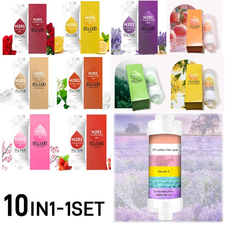Filter For Shower Scented Shower Head Water Softener Improve Hair Skin Removal Shower Purifier