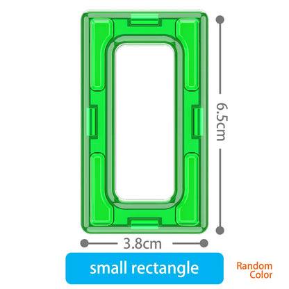 large Magnetic tiles Designer Magnet Building Blocks Accessories Educational Constructor Toys For Children Kids Girls Set Gift