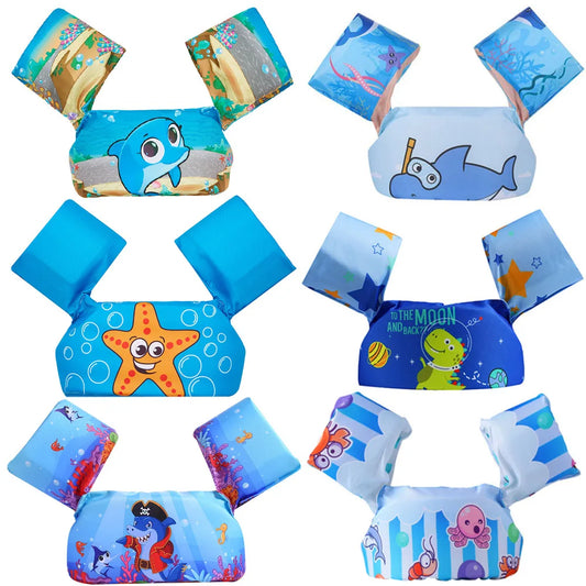 Puddle Jumper Foam Cartoon Child Arm Rings Buoyancy Vest Kids Safety Life Jackets Children's Swim Ring