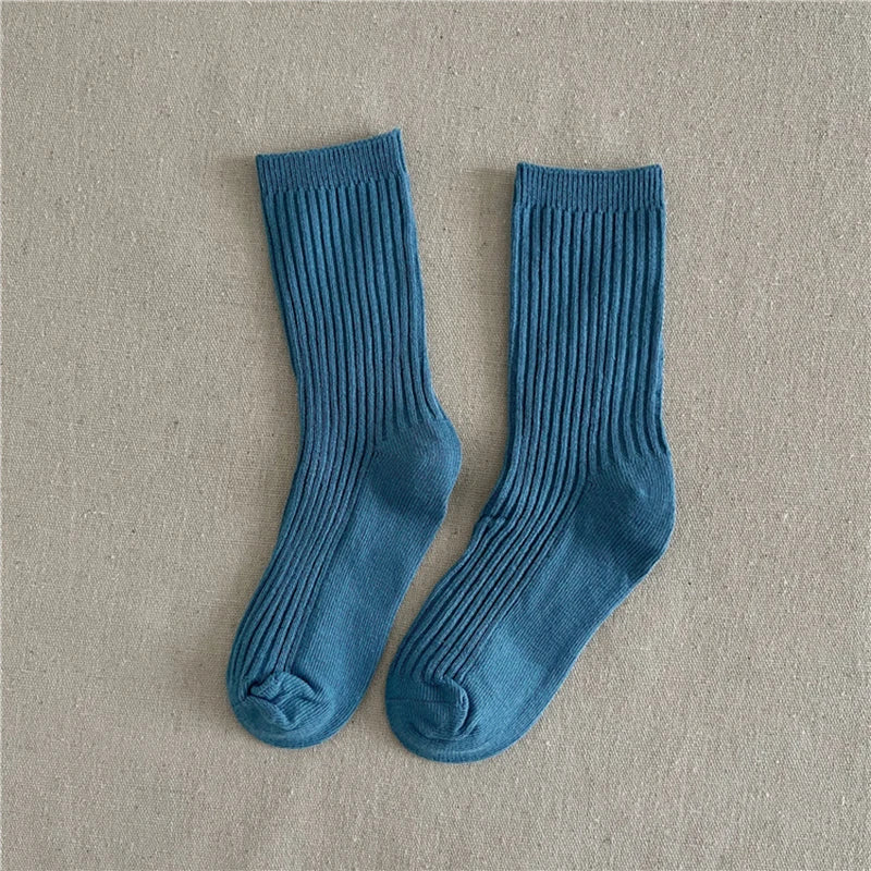 1-10Years Kids Boys Girls School Sock Stripped Toddlers Ankle Socks Cotton Children's Casual Sock Soft