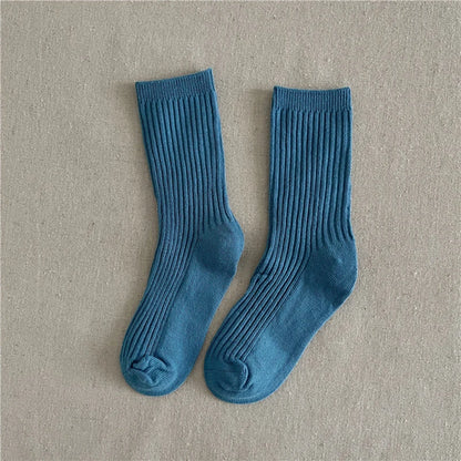 1-10Years Kids Boys Girls School Sock Stripped Toddlers Ankle Socks Cotton Children's Casual Sock Soft