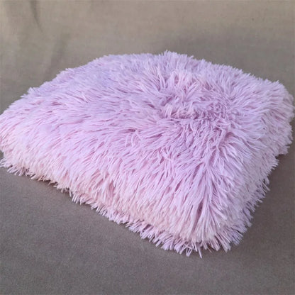 Newborn Photography Plush Blanket Baby Photo Background Rug for Studio Long Pile Fur Mat 0-12M
