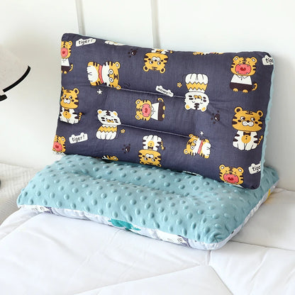 Children’s Plush Comfort Pillow, Double-Sided Ergonomic Design for Year-Round Comfort and Sleep Support