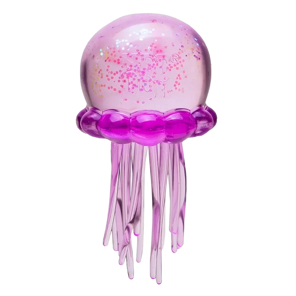 Nee Doh Jellyfish & Cube Squish Toy, Stress Relief Fidget Toy, Sensory for Kids & Adults