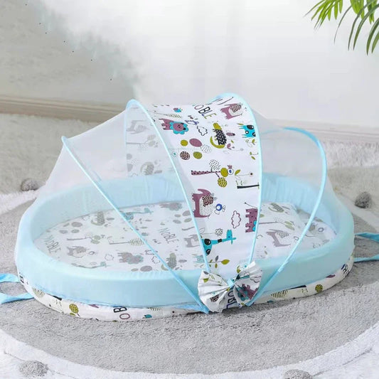 Baby Bed Cribs Newborns Sleeping Nest Travel Beds Foldable Babynest Mosquito Net Bassinet Infant Sleeping Basket For 0-24month