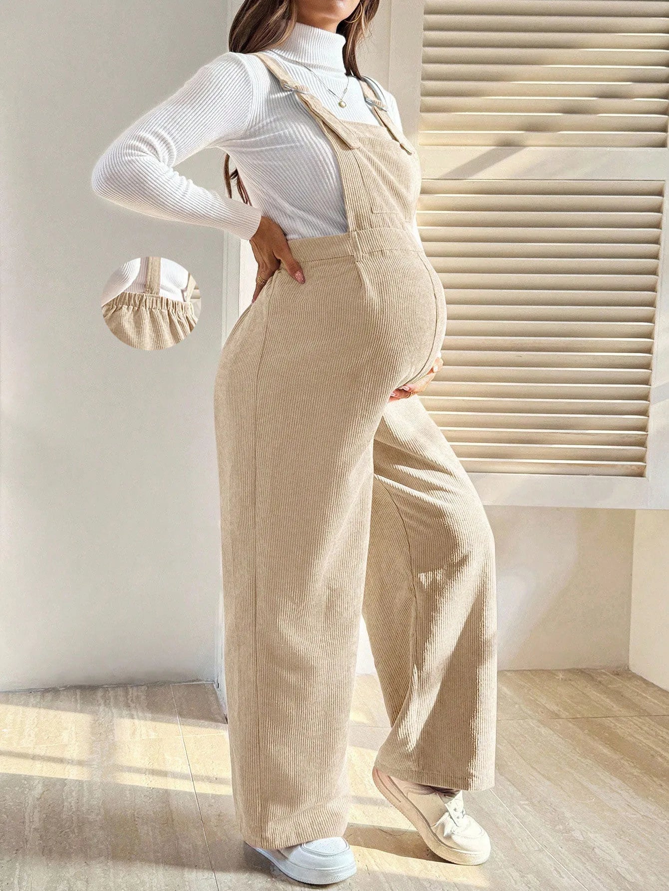 Maternity Corduroy Overalls Pregnancy Clothing for Pregnant Women Pants Autumn Winter