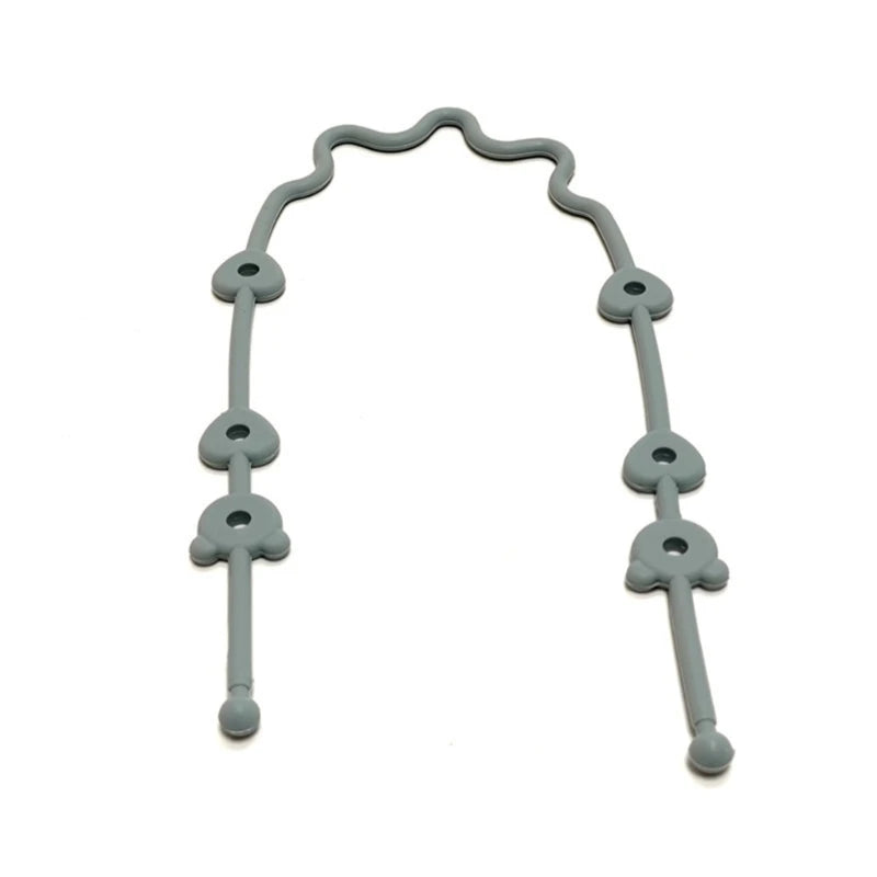 Baby Pacifier Chain with Safety Straps Silicone Holder Stroller & Highchair Accessory Drinking Cup Holder Strap