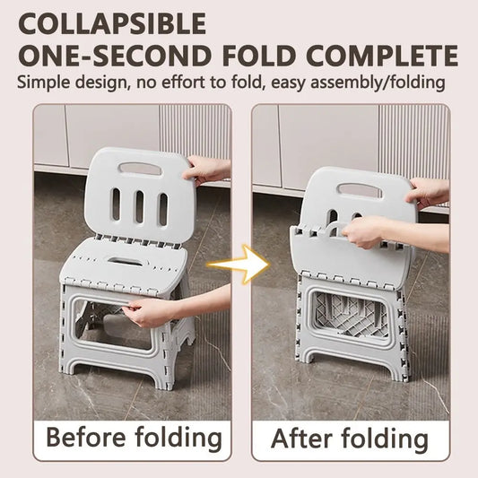 Wear-resistant Handheld Folding Camping Chair Lightweight Portable Waterproof Plastic Beach Chairs Travel