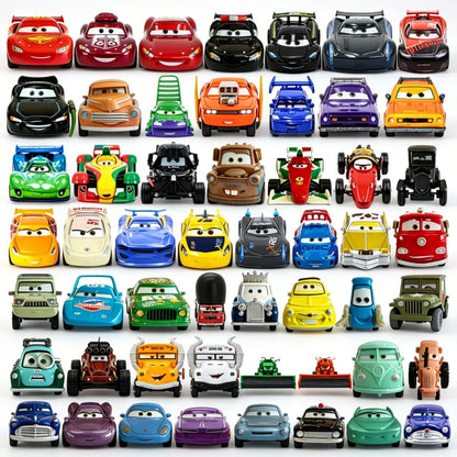 NEW 2026 HOT Pixar Cars 3 Lightning McQueen Fillmore 4-9CM 1：55 Metal Model Racing Car Toys Children's Birthday NEWYEAR Gifts