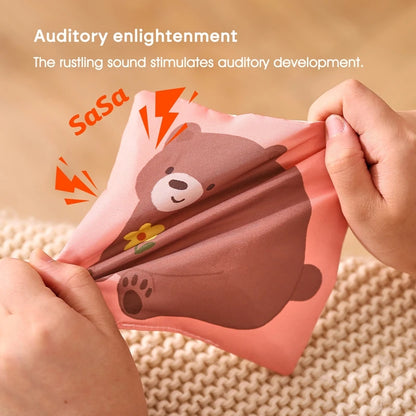 Montessori cloths Toys Magic Cotton Animal Tissue Box Kids Finger Exercise Cloth Busy Box Toys Baby Educational Activity Sensory
