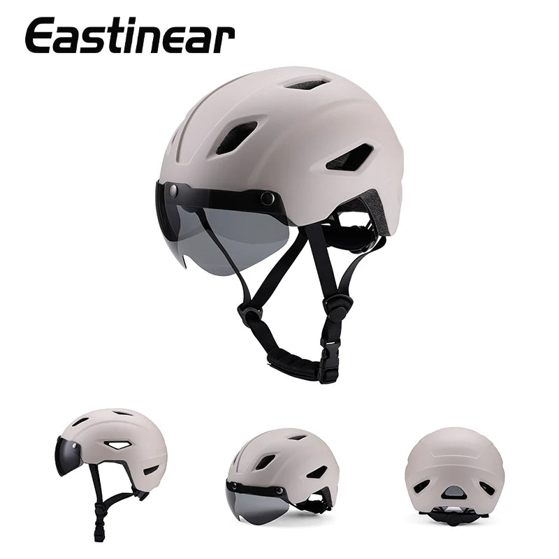 Children's Bike Helmet with Magnetic Goggles Lightweight Breathable Outdoor Sports Bike Skateboard Riding Mini Helmet