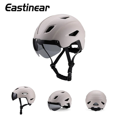 Children's Bike Helmet with Magnetic Goggles Lightweight Breathable Outdoor Sports Bike Skateboard Riding Mini Helmet